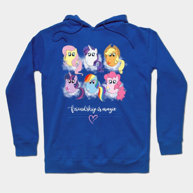 Friendship is Magic Hoodie by laurareid.artist